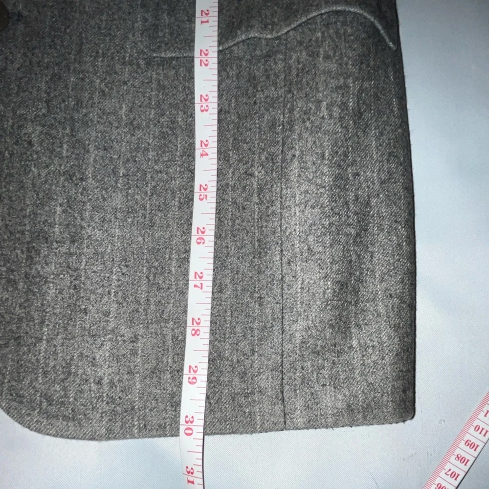 Jean Noblet Diffusion Bidermann Paris Grey Blazer Suit Jacket Made In France